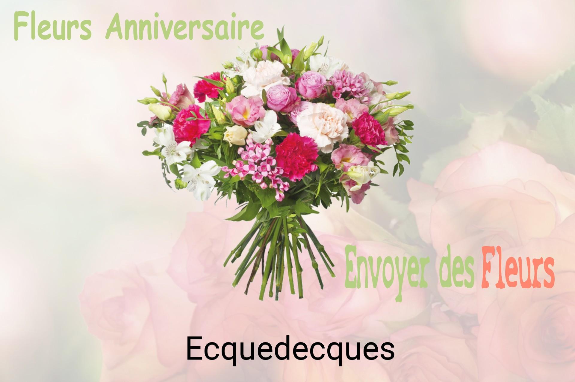 Bouquet de fleurs d’anniversaire livré à Ecquedecques