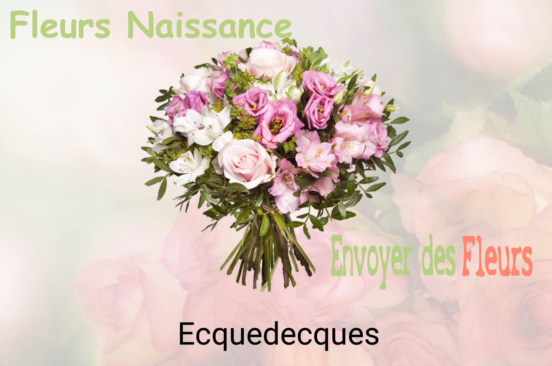 Bouquet de fleurs de naissance livré à Ecquedecques